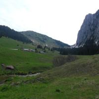 arrivée à l'alpage d'Ubine, notre première étape